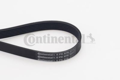 Mini r56 дизель with a c генератор belt 6pk976 continental oem 11287798112 фото №1