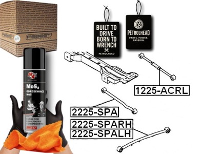 Важіль kia задня carens i 2000-2002 pr febest #petrolhead pro+ kit1 фото №1