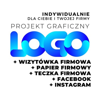 PROJEKT LOGO FIRMY WIZYTÓWKA PAPIER + WIZYTÓWKA + TECZKA FIRMOWA + FB + INS