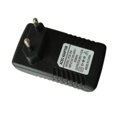 Zasilacz PoE Injektor 48V 24W 0,5A SMLIGHT Adapter wtyk do gniazdka