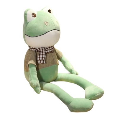 Śliczna żaba pluszowa Poduszka zabawka dla lalek