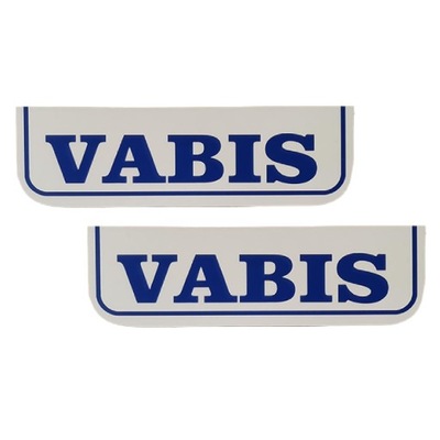 GUARDABARROS GLADKI NADRUK SCANIA VABIS BLANCO - AZUL CUADRO 60X18CM JUEGO  