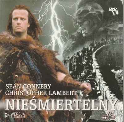 NIEŚMIERTELNY SEAN CONNERY płyta DVD