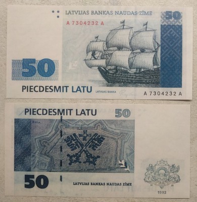 2079 - Łotwa 50 łatów 1992