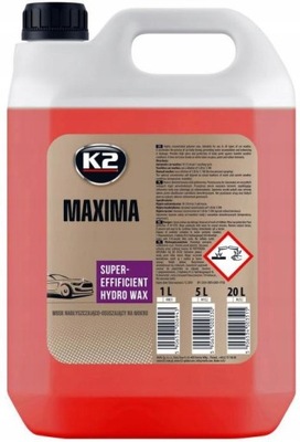 K2 MAXIMA WOSK HYDROWOSK - OSUSZA NABŁYSZCZA - 5L