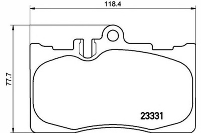 TRINKELĖS STABDŽIŲ LEXUS PRIEK. LS 430 00-06 TEXTAR 