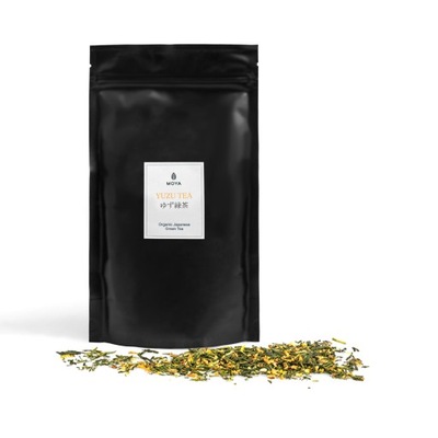 Moya Yuzu Tea organiczna japońska zielona herbata liściasta 250g