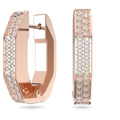 SWAROVSKI - Kolczyki Dextera Hoop Oct S ROS