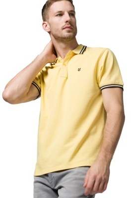Koszulka Polo Męska Żółta Próchnik PM2 L