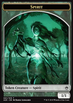 Spirit Token (Colorless 1/1) A25 GRATISY Pjotrekkk