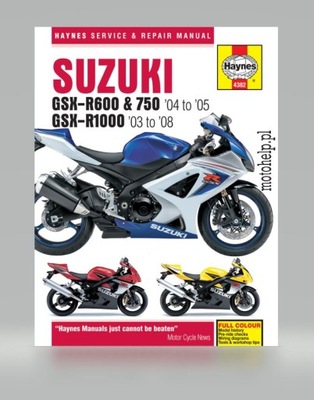 DLACZEGO EN SUZUKI GSX-R750 (2004 - 2005) ? MANUAL NAPRAEN DESCRIPCIÓN BUDOWY  