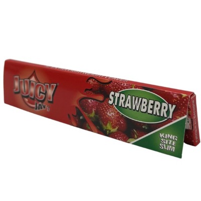 Bibułki bletki Juicy Jays King Size Strawberry