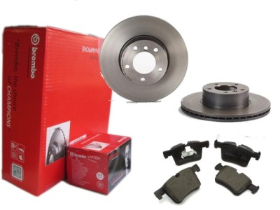 Тормозные диски тормозные колодки brembo bmw 1 f20 f21 312mm фото №1