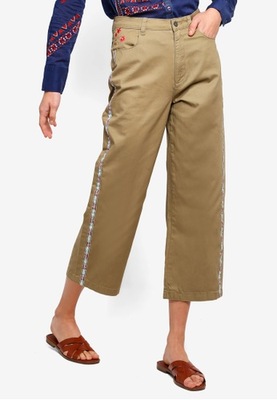 DESIGUAL-SUPER SPODNIE PANT ERITREA 38 J