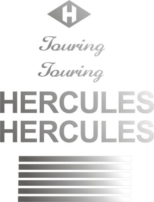 HERCULES TOURING Naklejki 57-3R RÓŻNE KOLORY