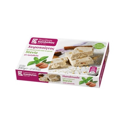 Chałwa grecka Chałwa Migdałowa ze Stewią 200g