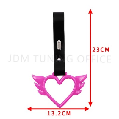 HEART WING TSURIKAWA RING HEART JDM TRAIN BUS HANDLE HAND STRAP STYL~58751