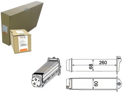 BEHR-HELLA INTERCOOLER VW 3,0TFSI TOUAREG V6 HYBRI