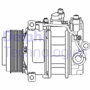 CS20378/DEL COMPRESOR KLIM.MERCEDES M W164 05-  