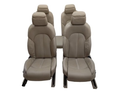 Обивка сиденья заднее сиденье кожа бежевая audi a8 d4 2010-2018r фото №1