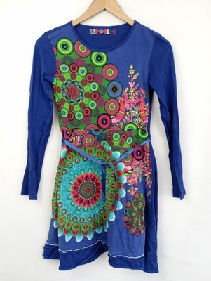 ATS sukienka DESIGUAL bawełna wiskoza mix wzorów 13-14 lat