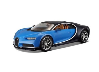 BUGATTI CHIRON NIEBIESKI METALOWY MODEL 1:34 WELLY