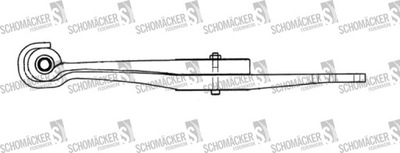 Półresor BPW Schomäcker 88137100, O.E. 0508212680 