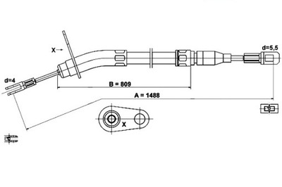 LYNAS STABDŽIO RANKINIO MERCEDES /8 (W114) /8 (W115 