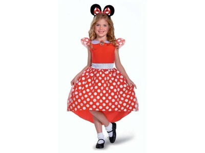 STRÓJ MYSZKA MINNIE DISNEY CZERWONA LICENCJONOWANY 116