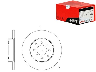 REMSA ДИСКИ ТОРМОЗНЫЕ ТОРМОЗНЫЕ 2 ШТУКИ ROVER 200 214 SI (RF)