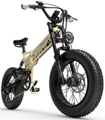 rower elektryczny Składany 1000W 130km 20" Fatbike