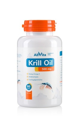 Olej z Kryla Krill Oil 500 mg 60 kaps. Allvita