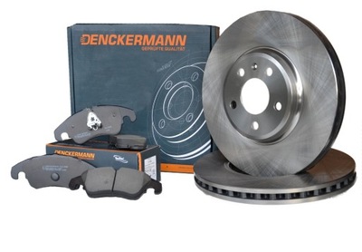 DISCS PADS FRONT DENCKERMANN AUDI A4 ALLROAD B8  