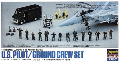 US Pilot/Ground Crew Set 1:72 Hasegawa X72-07