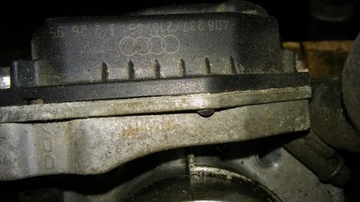 ДРОСЕЛЬНА ЗАСЛІНКА AUDI A4 B5 1.6B 1.8B 408237210001