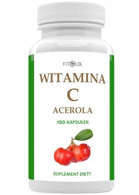 WITAMINA C ACEROLA 500 mg 100 KAPSUŁEK