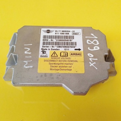 Модуль датчик подушка безопасности mini one-cooper купе r56 611158000k nr189 фото №1