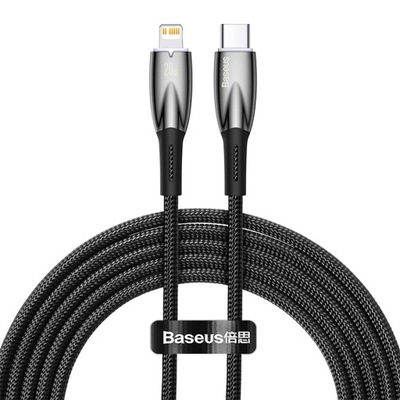 Kabel USB-C do Lightning, Baseus, 20W, przewód 2m