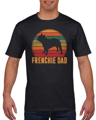 Koszulka męska Tata Buldoga Francuskiego L
