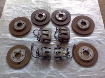 05+ mustang диск гальмівна оригінальна задня задня фото №1