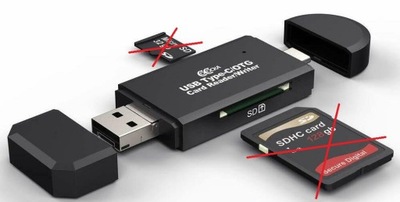 Czytnik kart pamięci SD/MicroSD Cococka 8541643368