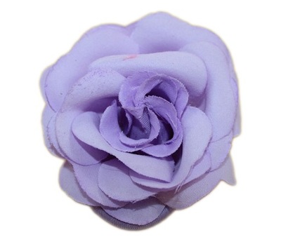 -MARGUT- Gumka broszka kwiat róża jasny fiolet