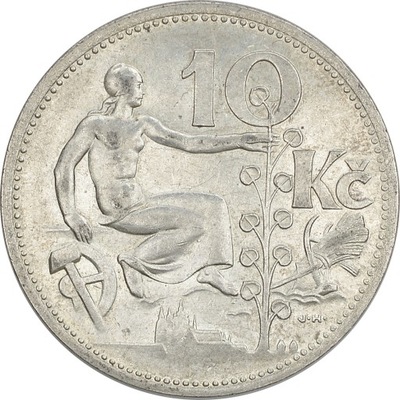 5.CZECHOSŁOWACJA, 10 KORON 1932