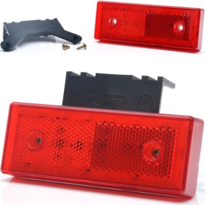 Лампа задня габаритна led габаритний ліхтар czerwona waś фото №1