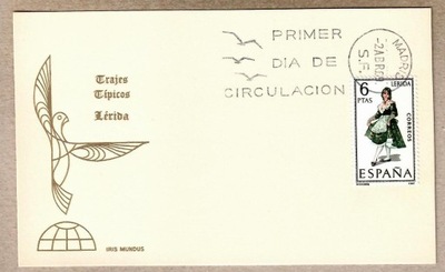 Hiszpania, 1969 r, stroje