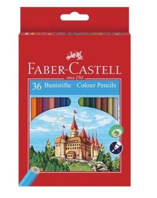 Kredki ołówkowe FABER CASTELL ZAMEK 36 kolorów