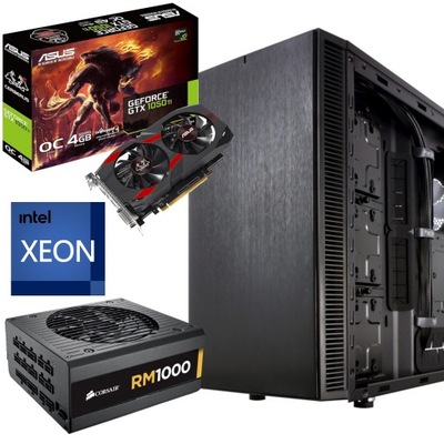 KOMPUTER XEON E5 64GB 1TB+240SSD GTX1050 DO GIER!