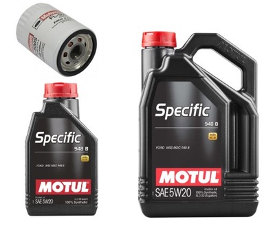 Ford Mustang VI 3.7 Zestaw Olej Motul 5W20 + filtr