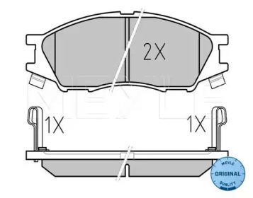 КОЛОДКИ ТОРМОЗНЫЕ NISSAN MEYLE