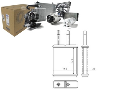 NISSENS CALENTADOR GA5R61130A GA5R61130B GA5R61A1  